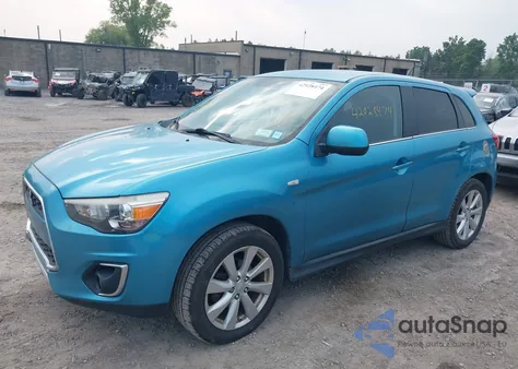 2014 Mitsubishi Outlander Sport Se из США, поврежденный, VIN 4A4AR4AU3EE014996